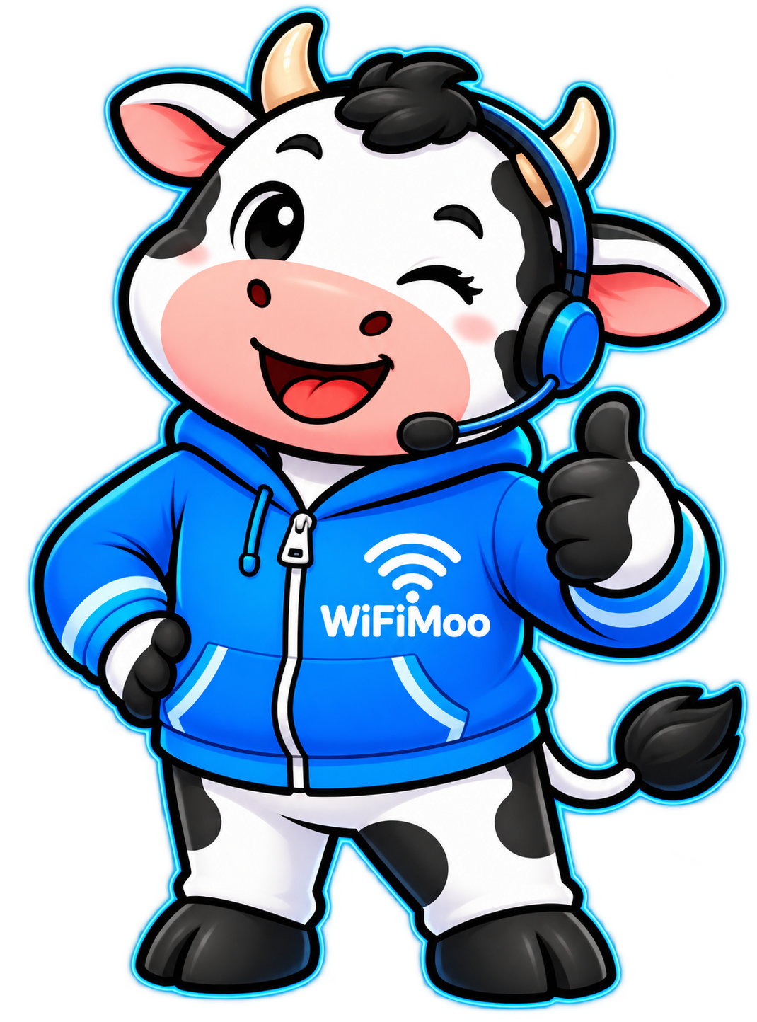 WiFi Moo mascot
